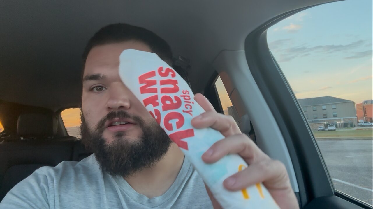Trying A McDonald’s Snack Wrap For The First Time!!!