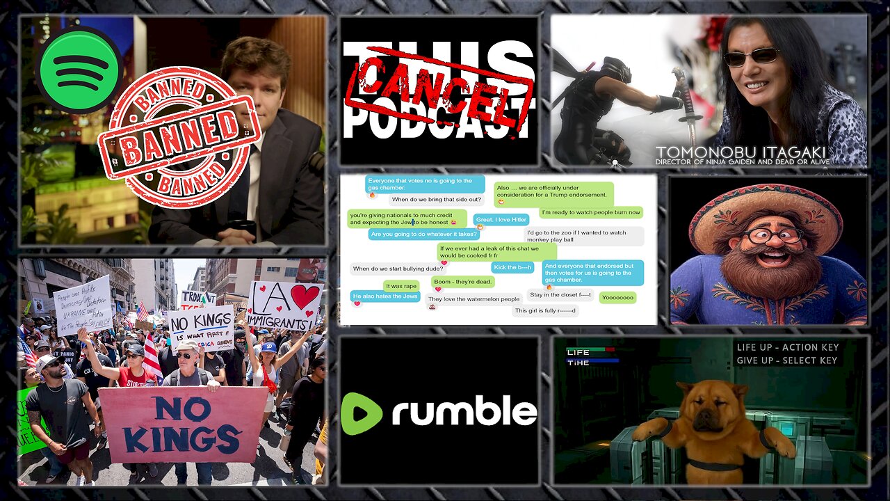 S06E47: RIP Itagaki, Fuentes Banned from Spotify, No Kings Round 2, and The Group Chat Just Leaked!
