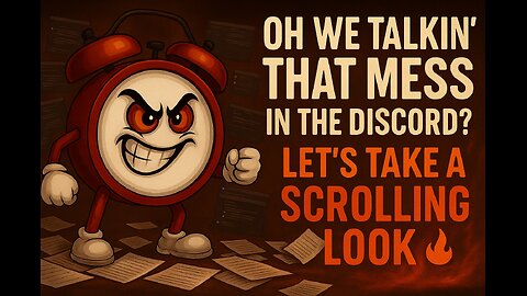 “Oh We Talking THAT Mess in the Discord? Let’s Take a Scrolling Look.”