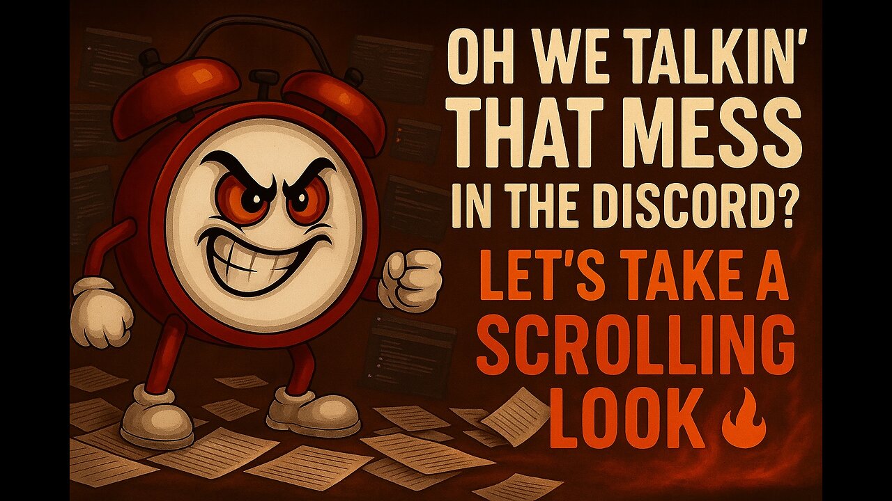“Oh We Talking THAT Mess in the Discord? Let’s Take a Scrolling Look.”