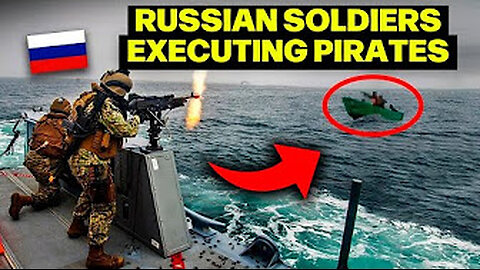 Somali pirates meet russian forces.