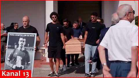 Liverpool players join family of footballer Diogo Jota and his brother for Portugal funeral