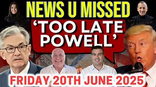 CHARLIE WARD DAILY NEWS WITH CHARLIE WARD & PAUL BROOKER FRIDAY 20TH JUNE 2025