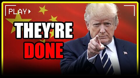 Trump just BLASTED China.