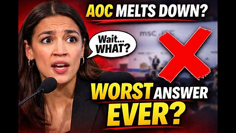 The Gift of AOC: Cortes Gives Worst Ever Answer at Munich Conference