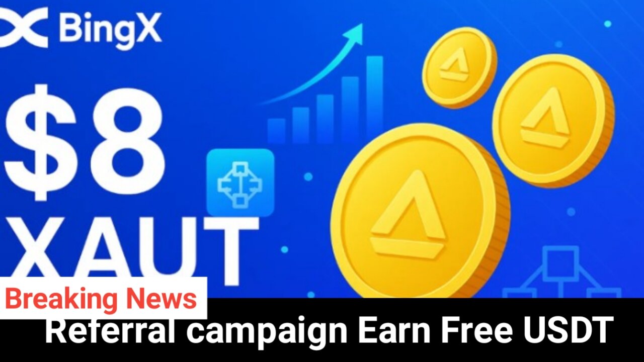 Earn $8 Free PER Referral on BingX | Easy Crypto Side Hustle Tutorial 2025