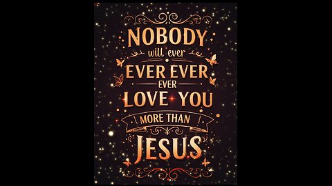 🚨Breaking News - Jesus ❤️ You First! 🥰