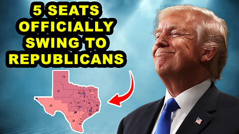 Texas Releases Official New Redistricting Map…Democrats LOSE IT