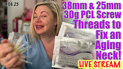 Live 30g 38mm/25mm PCL Screw Threads Fix Aging Neck! AceCosm.com, code Jessica10 Saves you Money