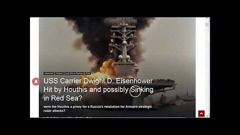 "Clarification: Eisenhower Unharmed in Houthi Attack, Real Target was US Beirut Embassy"