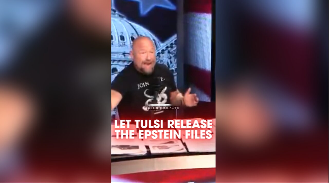 Alex Jones: Trump Should Allow Tulsi To Speed up Epstein Files Release - 4/18/25