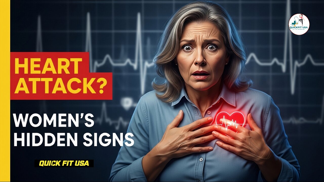 “Heart Attack Warning Signs Women Should Never Ignore | Silent Symptoms Explained