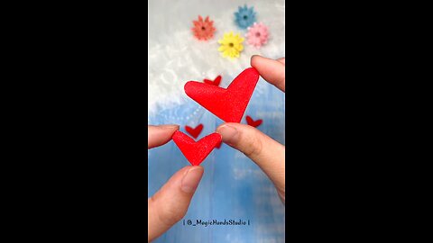 **"DIY Paper hart ❣️| Beautiful & Easy Handmade Home Décor Idea"