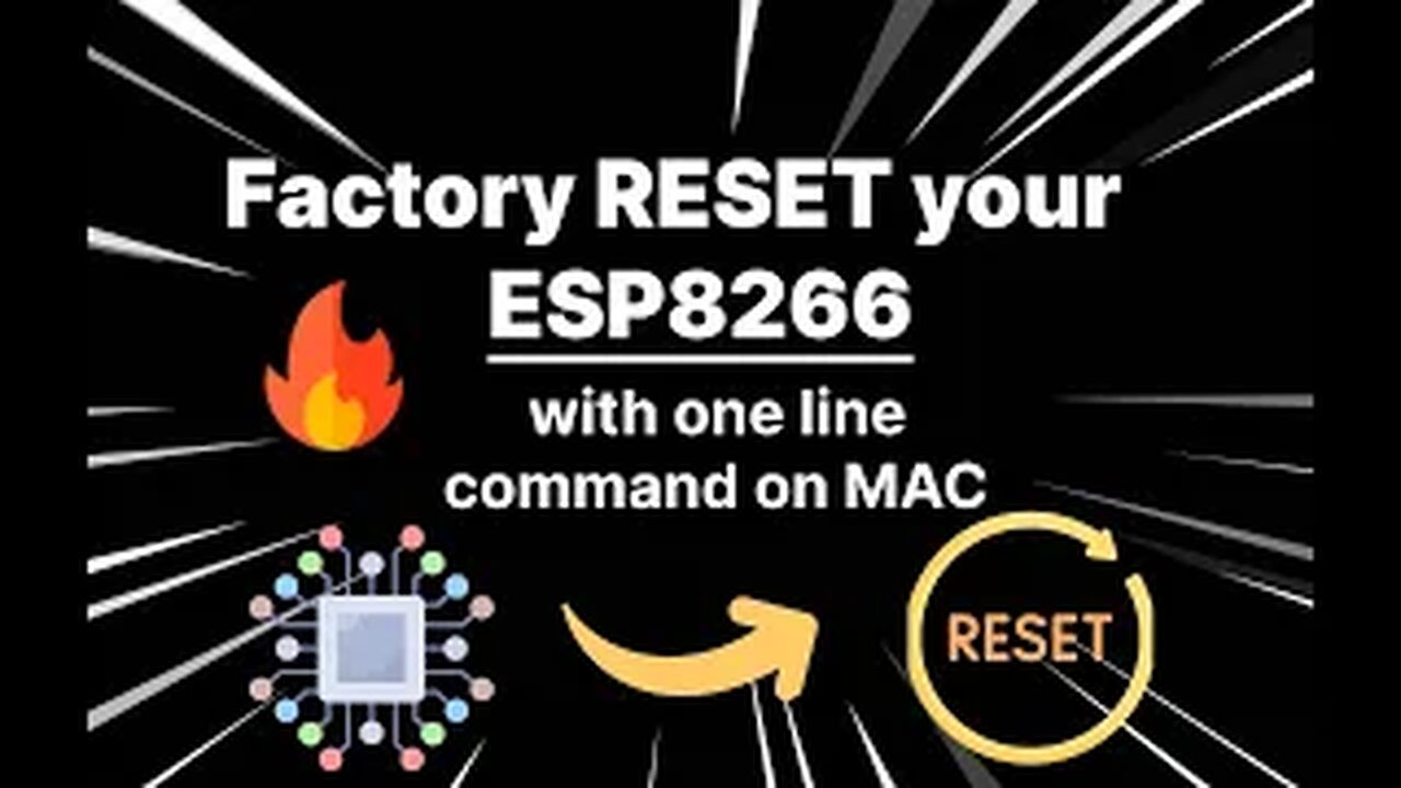 ESP8266 Reset Trick on Macbook You Never Knew Existed