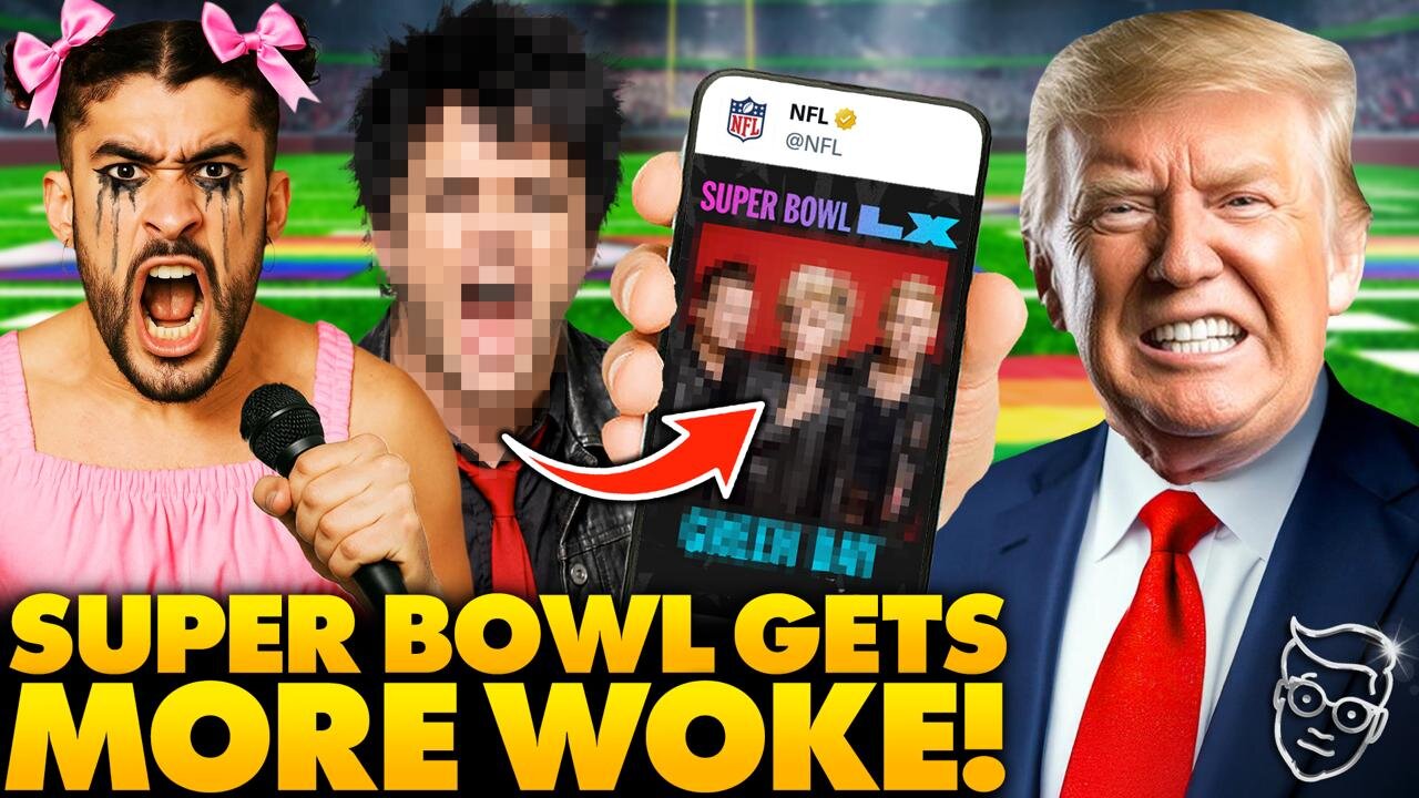 NFL Drops Preview for DEMONIC Anti-ICE Super Bowl Halftime Show | Anti-Trump Greenday Playing Too 🤬