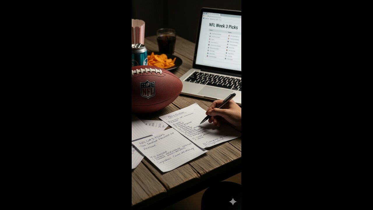 NFL WEEK 3 PICKS