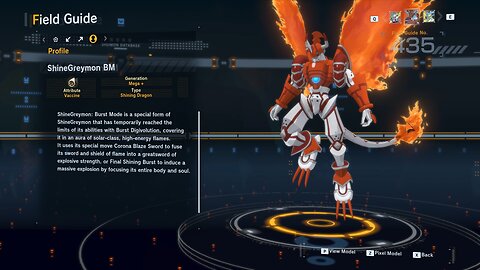 shinegreymon BM all digivolution/de-digivolution/profile Digimon Story Time Stranger