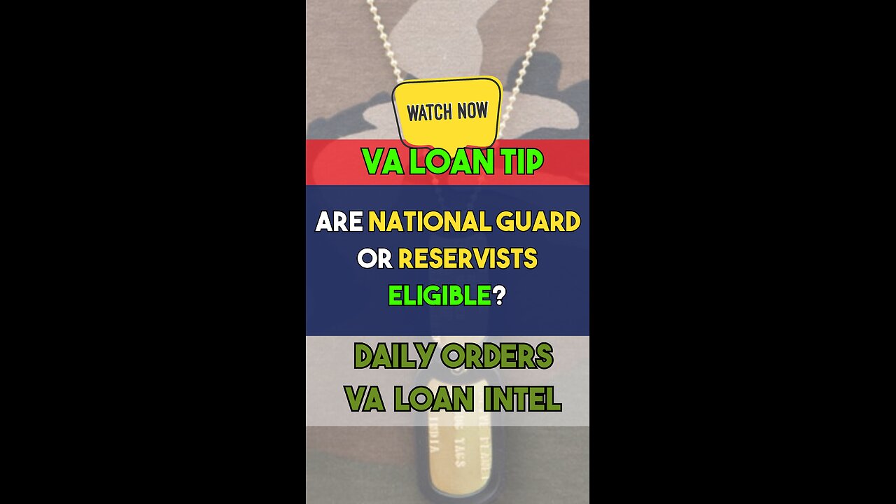 Are National Guard or Reservists Eligible?