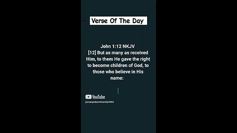 Verse Of The Day