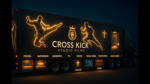 Cross kick Studio Films Trailer truck