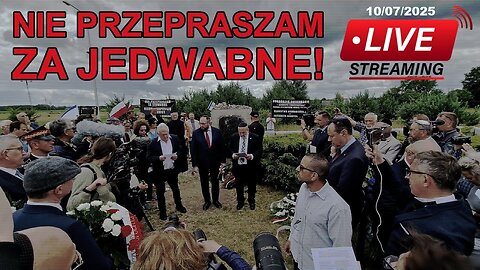 JEDWABNE - Polacy protestują przeciw kłamstwom z Jedwabnego (10.07.2025)