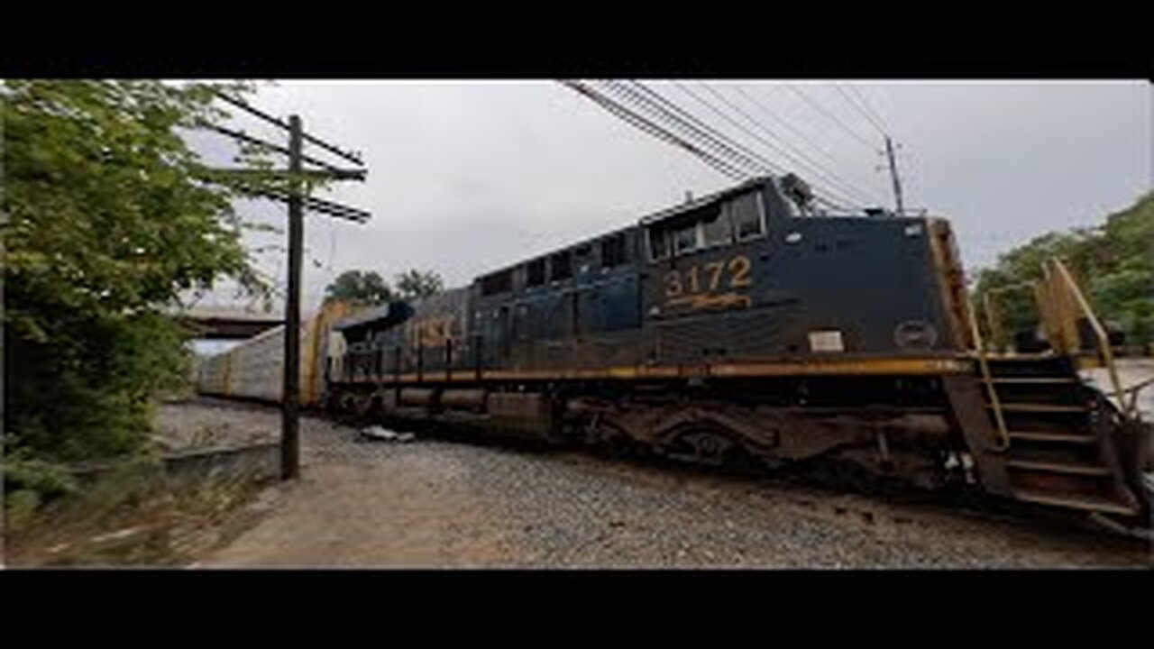 CSX I018 UPS Trailer Intermodal Train from Akron, Ohio September 13, 2025