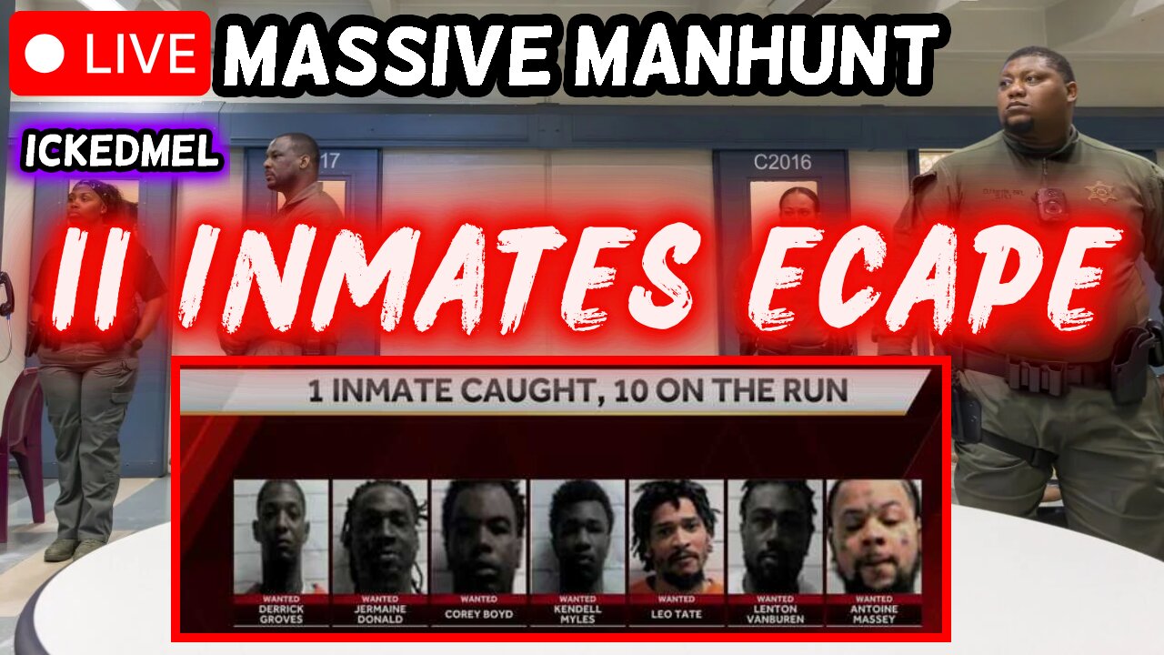 🚨 BREAKING: 11 Inmates ESCAPE from New Orleans Jail – Manhunt Underway
