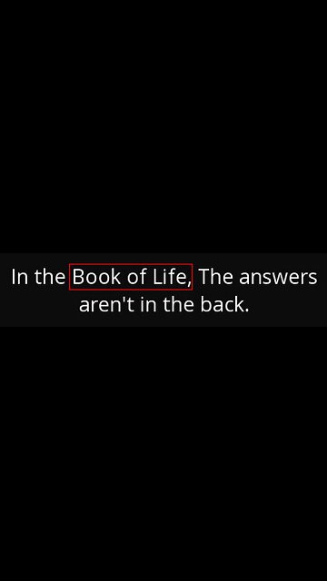 "Blotted out of" OR "written in", the Book of Life?!