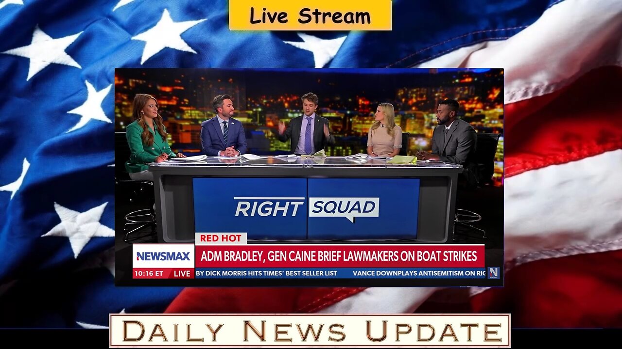 551c: Newsmax - Dem senator speechless when confronted with details of boat strike | The Right Squad