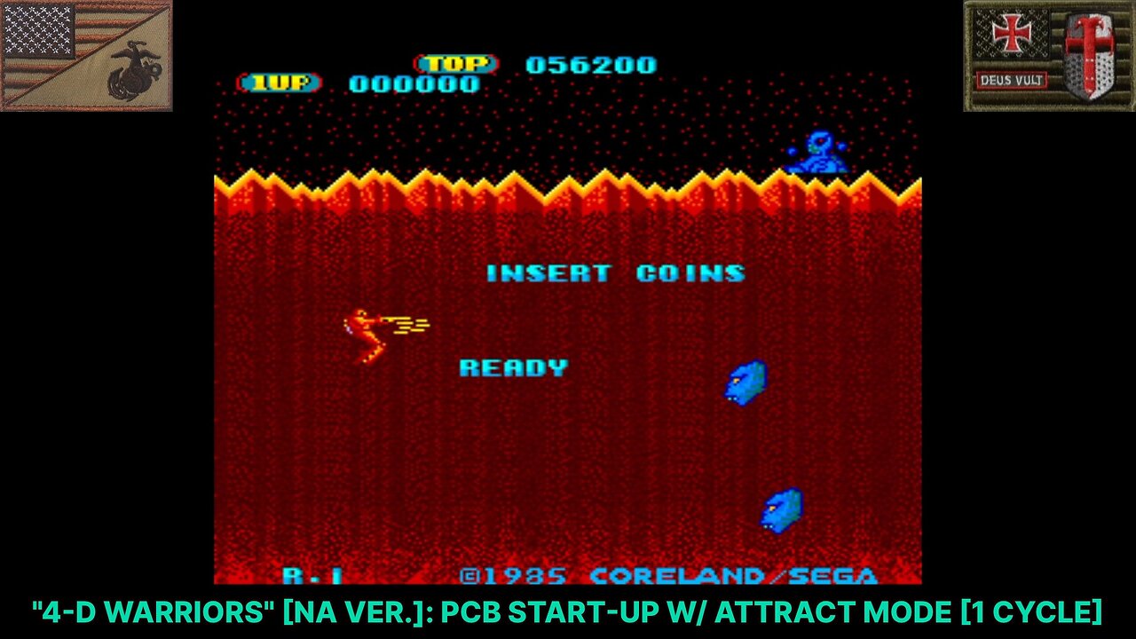 Special Features: "4-D Warriors" (Arcade - 1985) [NA Version]