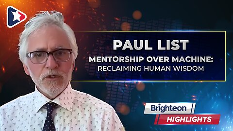 Mentorship Over Machine: Reclaiming Human Wisdom
