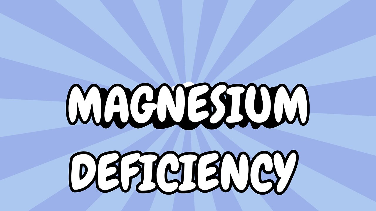 magnesium and chronic fatigue