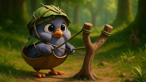 The little pigeon 🕊who can’t fly | cute and funny story | Forest stories