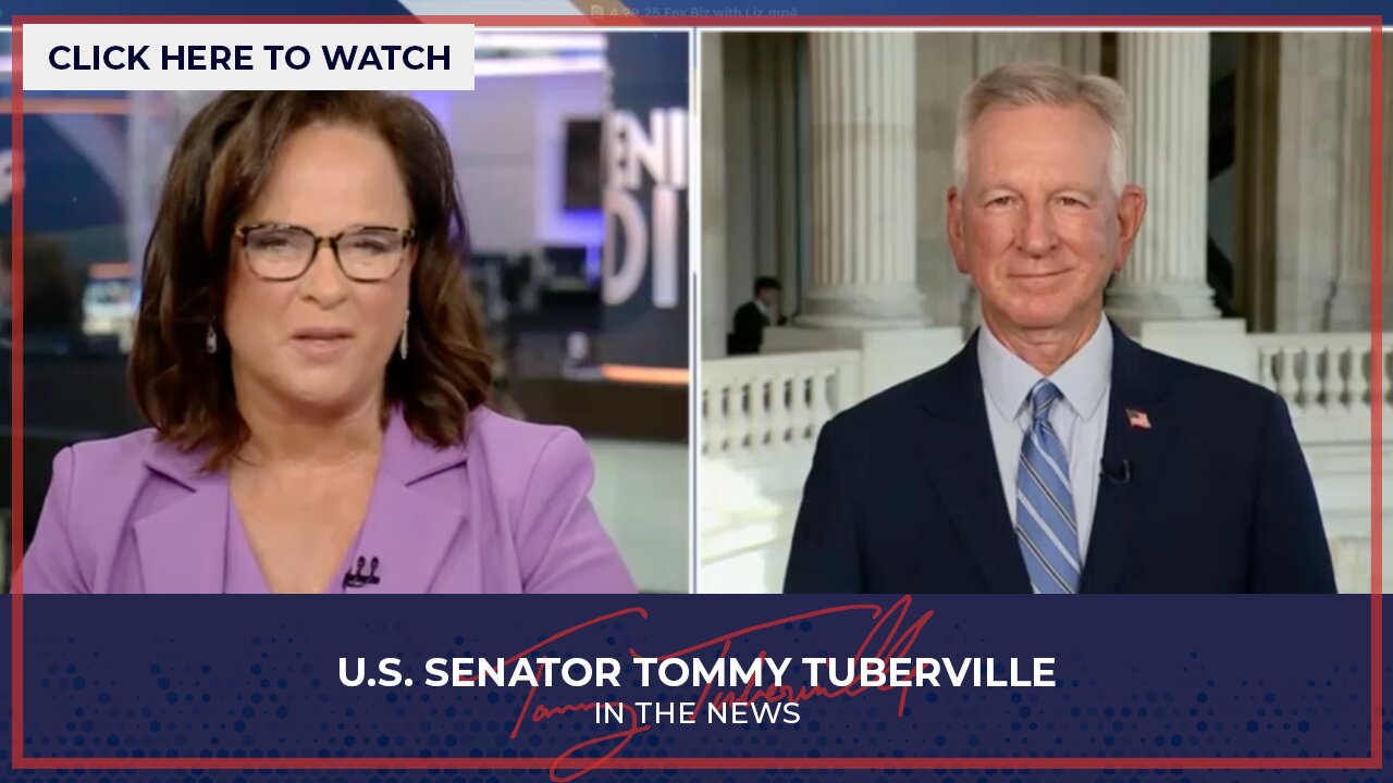 Senator Tuberville Joins Evening Edit to Discuss Legacy Media, Democrats Lying to the Public