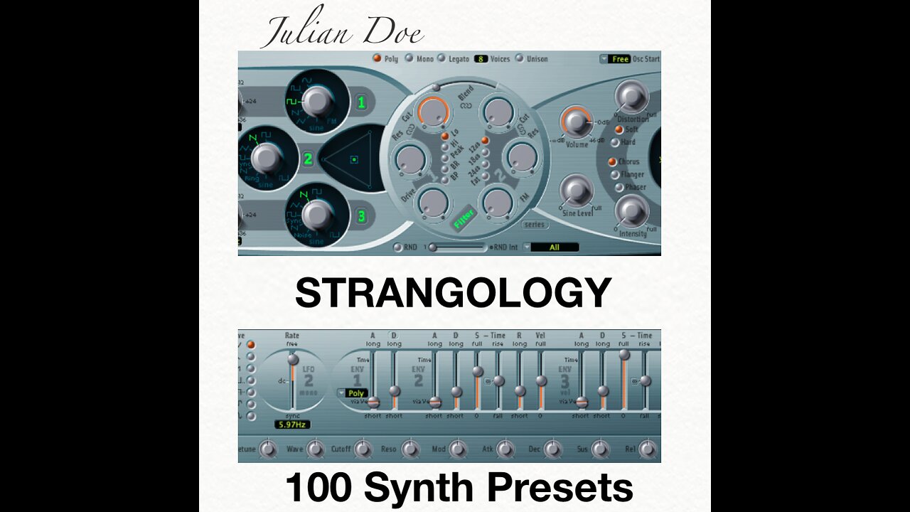 Logic Pro ES2 Strangology 100 Synth Presets | Apple Logic Pro