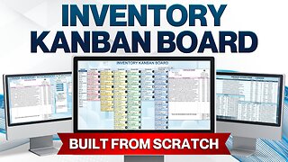 EASILY Visualize Inventory With This Kanban Board in Excel