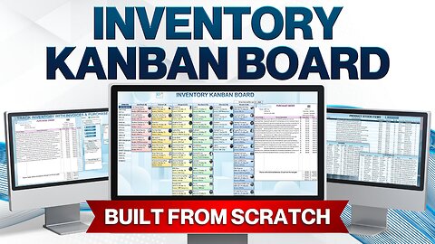 EASILY Visualize Inventory With This Kanban Board in Excel