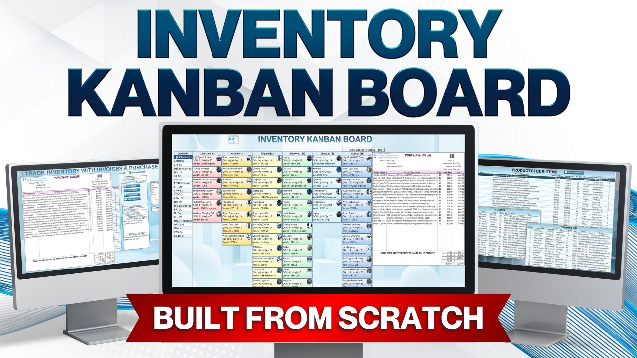 EASILY Visualize Inventory With This Kanban Board in Excel