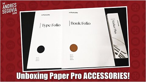 Unboxing The reMarkable Paper Pro Accessories!