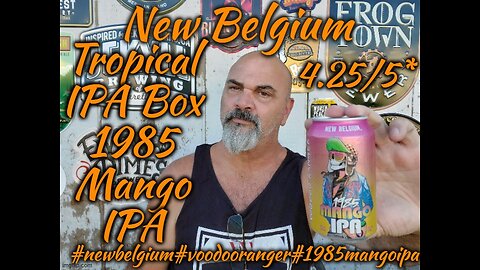 New Belgium Voodoo Ranger Tropical IPA Box 1985 Mango IPA 4.25/5*