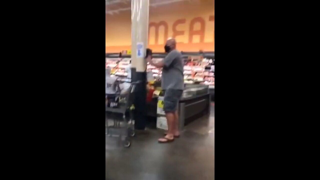 Mayonnaise man pranks supermarket.
