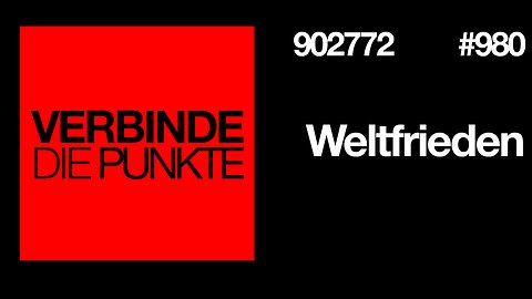 Verbinde die Punkte #980 - Weltfrieden (902772)
