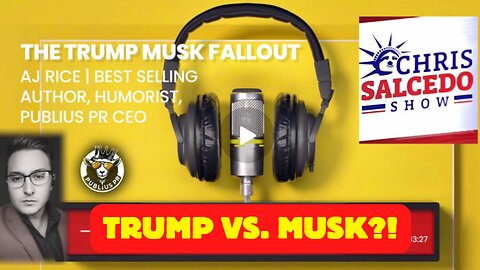 Trump vs Musk or Master Plan? AJ Rice on the Fallout, Epstein Files & Democrat Panic | Chris Salcedo