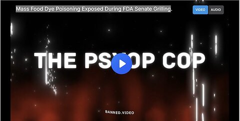 "FDA Senate Hearing Reveals Mass Food Dye Poisoning"