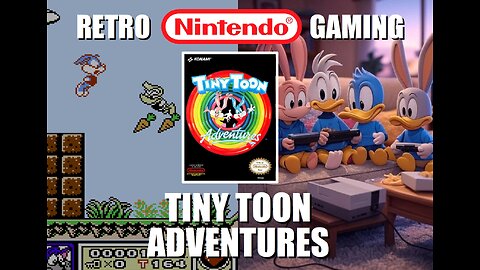 Tiny Toon Adventures Full Game Run: Watch BrightGaming save Babs Bunny in a Toony NES Nintendo Game