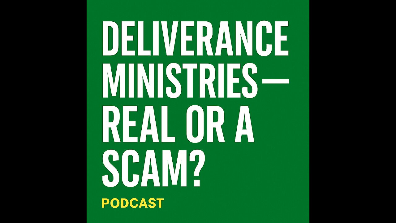 "Deliverance Ministries" - REAL or SCAM?