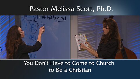 You Don’t Have to Come to Church to Be a Christian