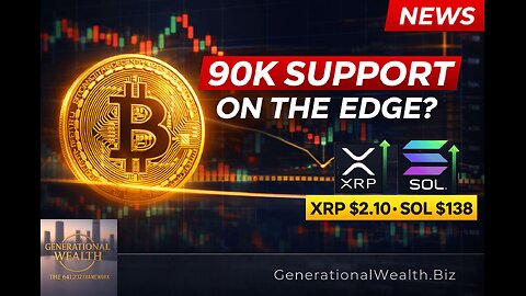 Crypto Alert: Bitcoin 90k Support Tested, 400M ETF Outflows, XRP at 2.10, Solana Moves in Asia
