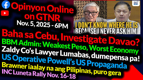 Zaldy Co's Abugado, Bumoses Pa?! INC Nov. 16-18 Rally | Baha sa Cebu | GTNR Ka Mentong Ka Ado