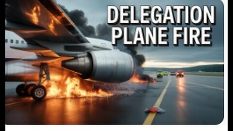 Near Disaster: Government Delegation Plane Catches Fire on Landing
